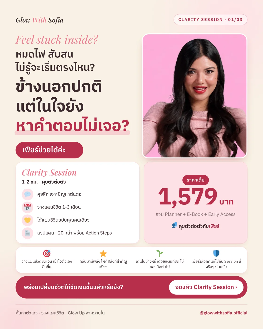 หมดไฟ สับสน ไม่รู้จะเริ่มตรงไหน — Clarity Session
